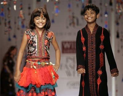 APTOPIX India Fashion Week