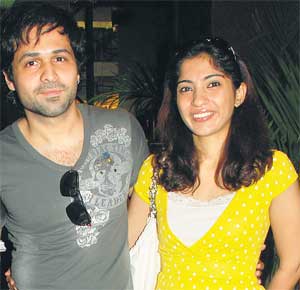 emraan with wife